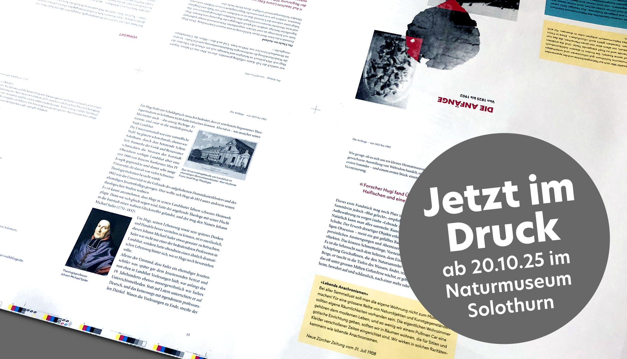 Druckabzug Buch 200 Jahre Naturmuseum Solothurn